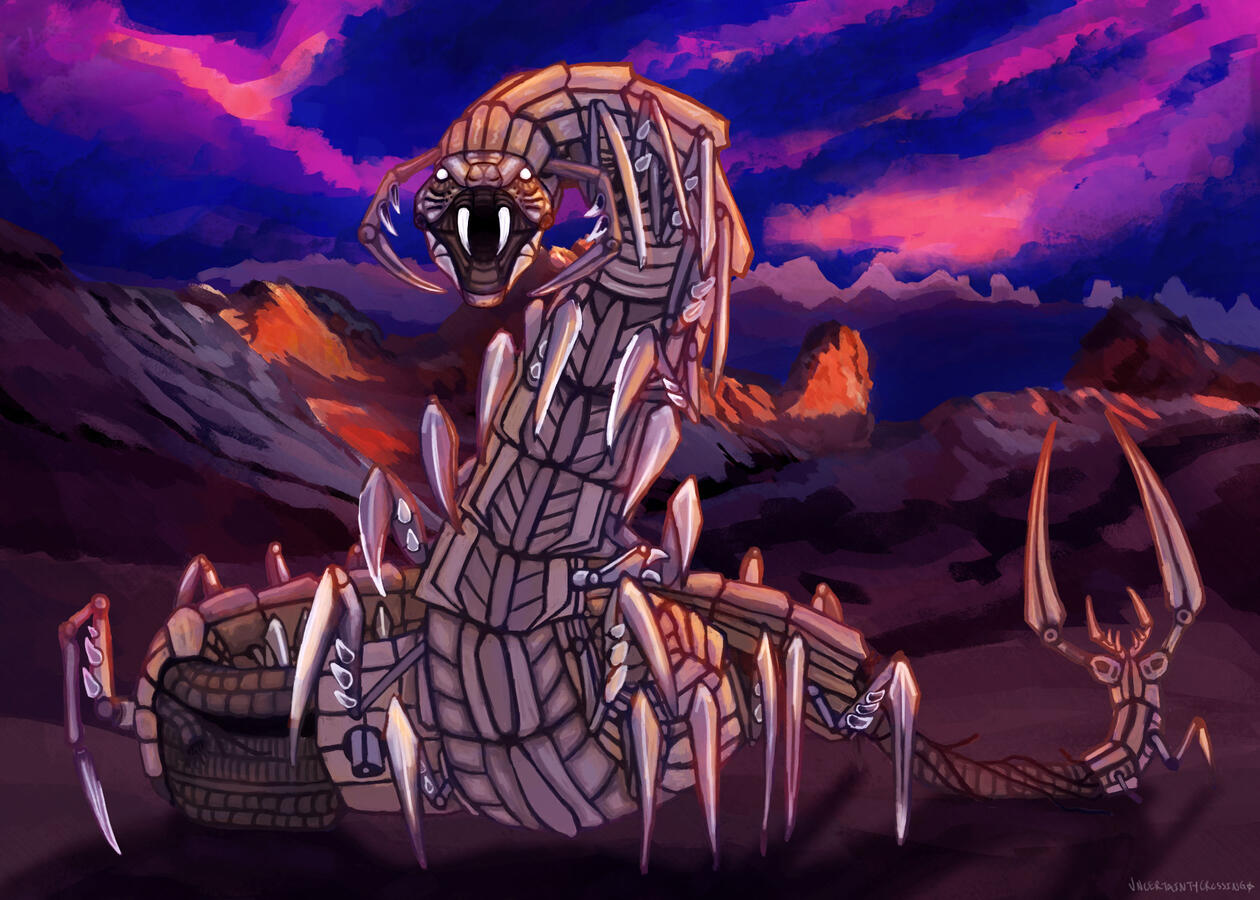 Coppermouth Sunset (Story Illustration)