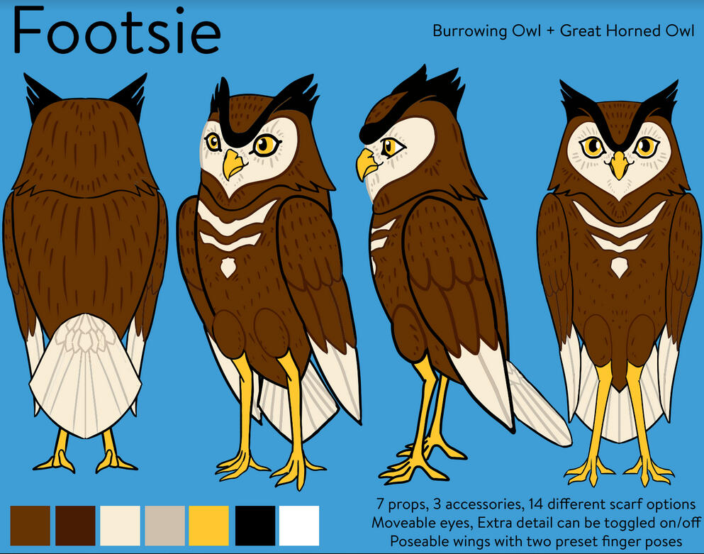 Footsie Mascot Design