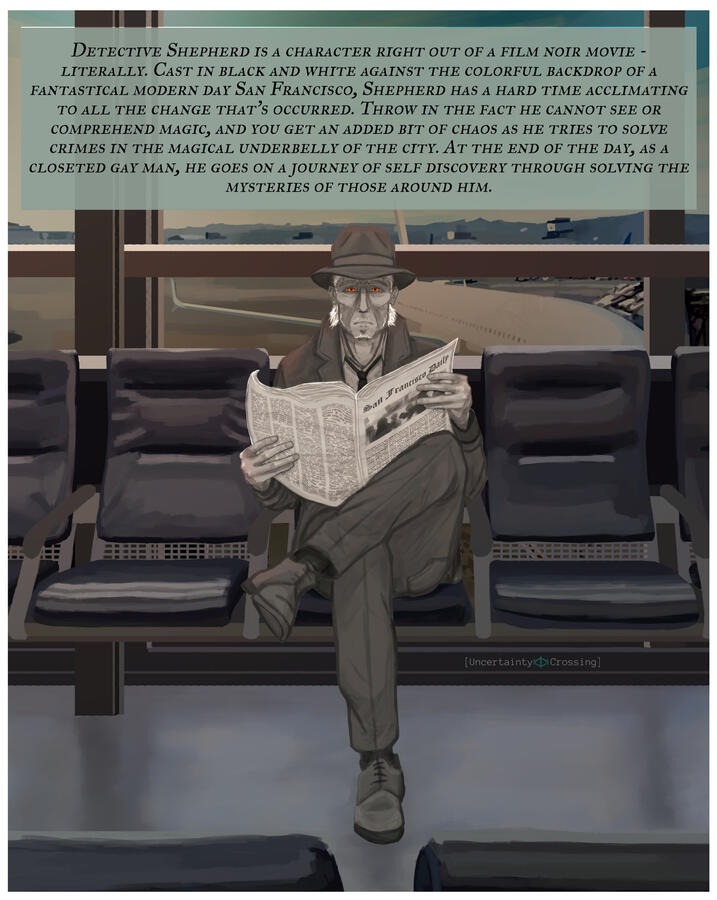 Monochromacy - Back Cover Concept