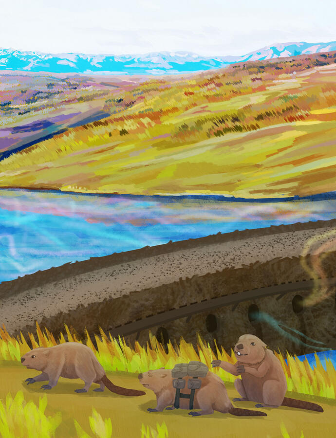 Manteia - Maja Ast Illustration