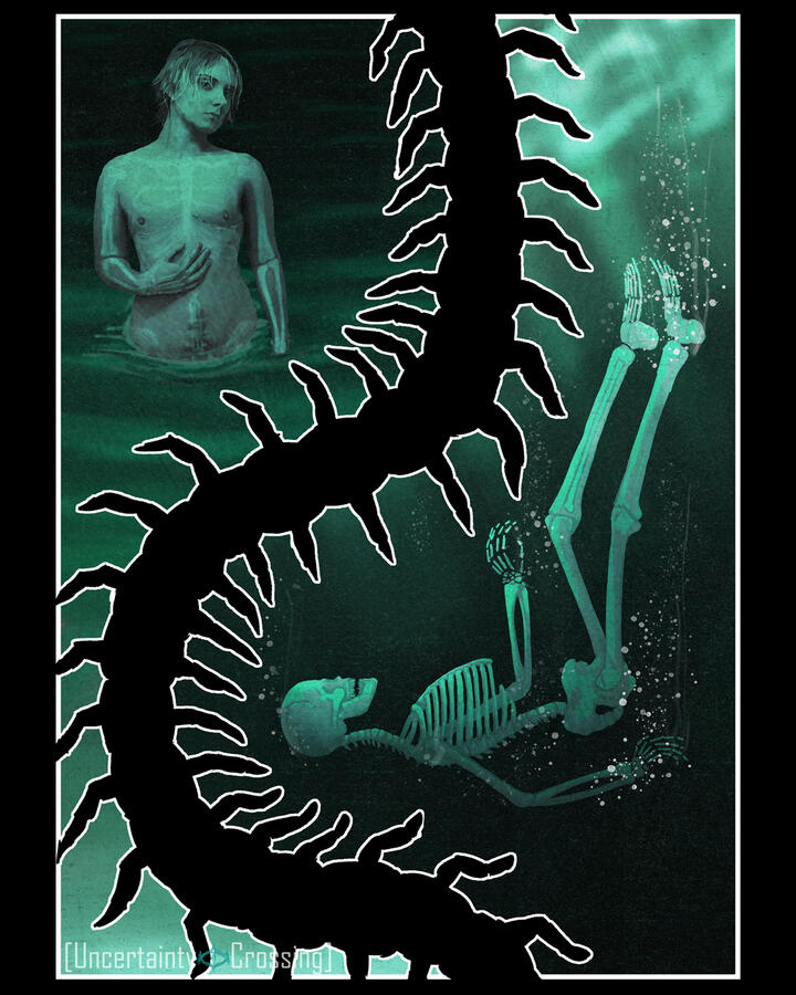 Centipede Bones (Editorial Illustration)